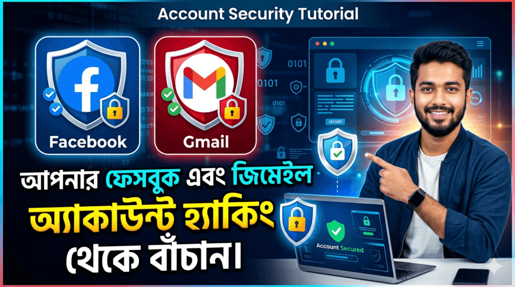 আপনার ফেসবুক এবং জিমেইল অ্যাকাউন্ট হ্যাকিং থেকে বাঁচান।